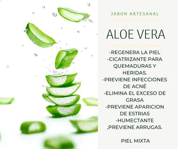 Jabón Artesanal de Aloe Vera