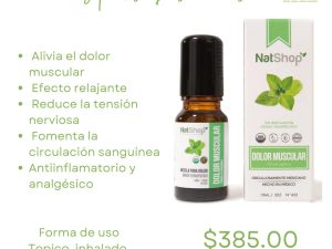Aceite Esencial Dolor Muscular