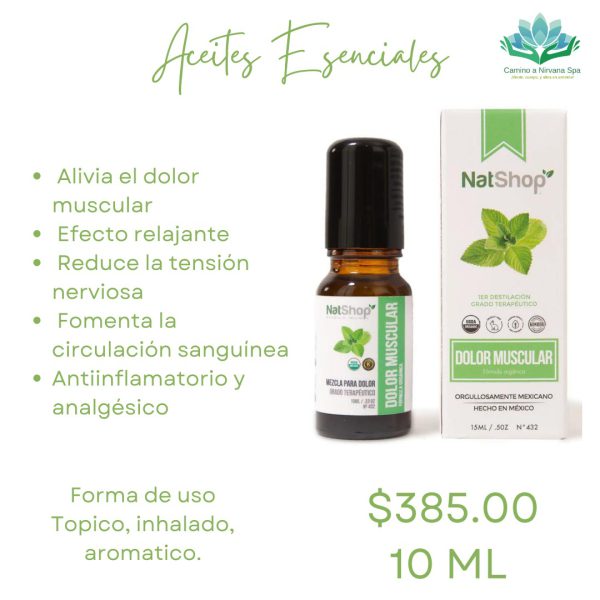 Aceite Esencial Dolor Muscular