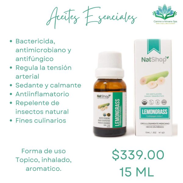 Aceite Esencial Lemongrass