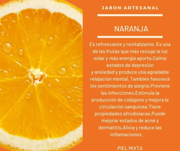Jabón Artesanal de Naranja