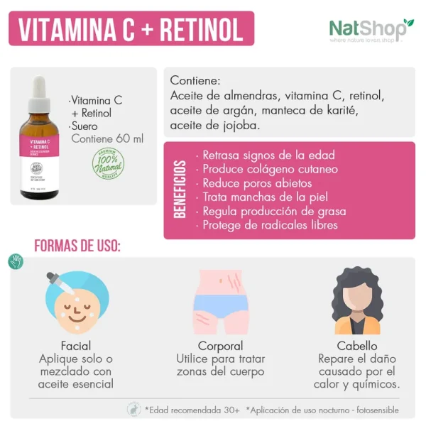 Vitamina C + Retinol